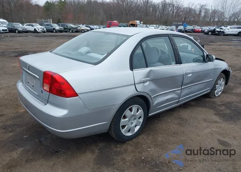 2002 Honda Civic Ex z USA, uszkodzony, nr VIN 2HGES26752H535809
